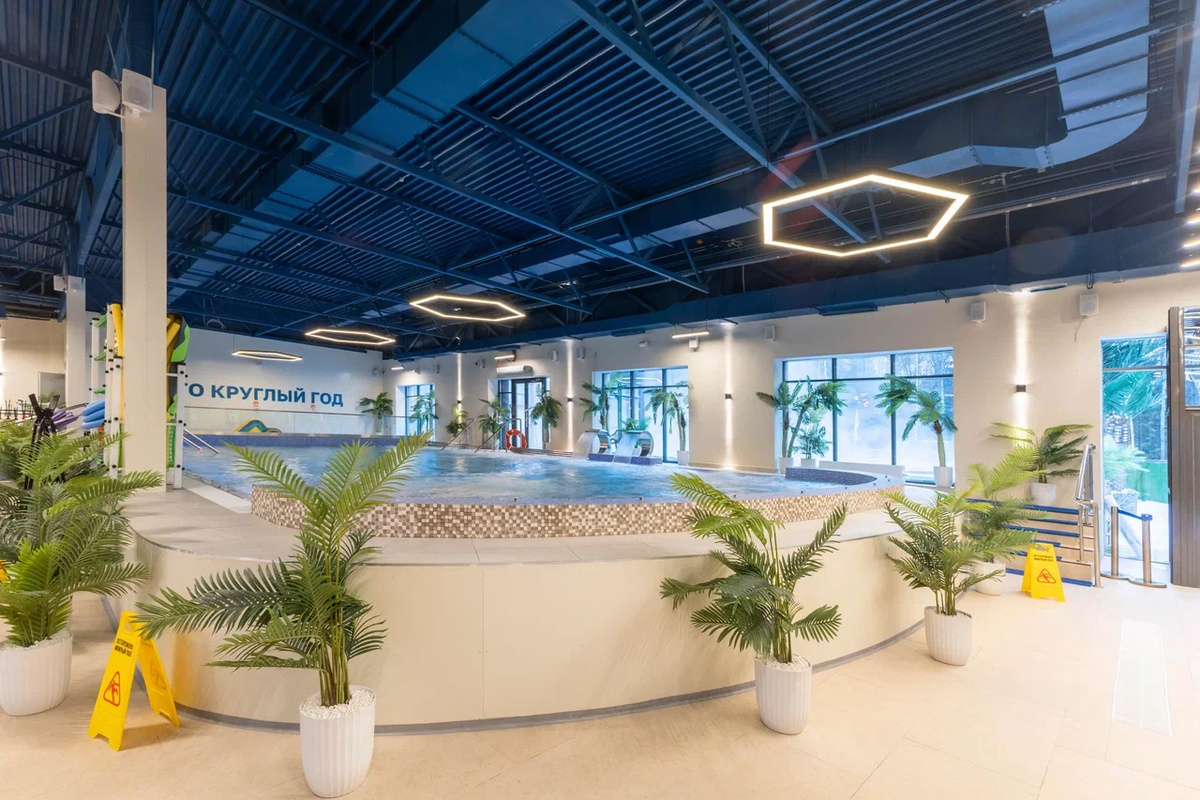 Итоговое освещение СПА-комплекса