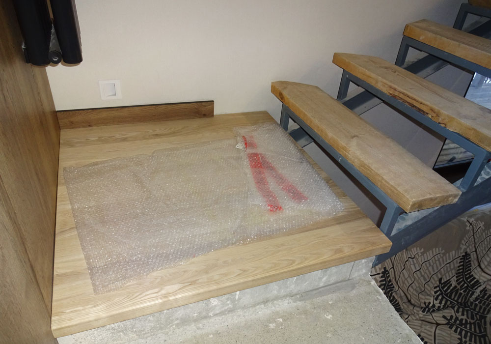 Примерка поворотной площадки