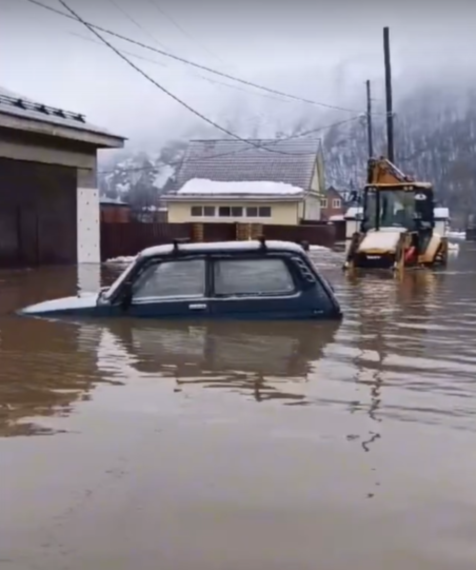    Паводок в Челябинской области. Источник: Кадр из видео в группе "Аша | VКурce"