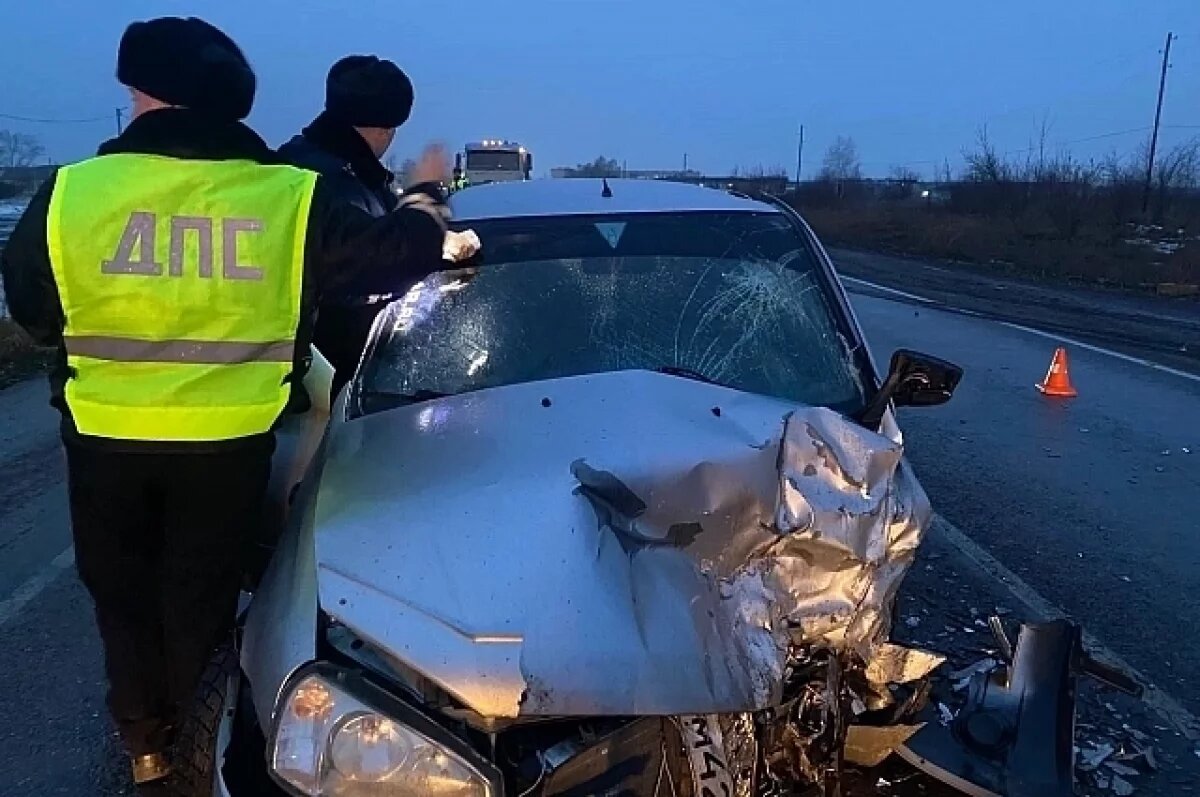    На Урале водитель уснул за рулем и устроил ДТП с тремя пострадавшими