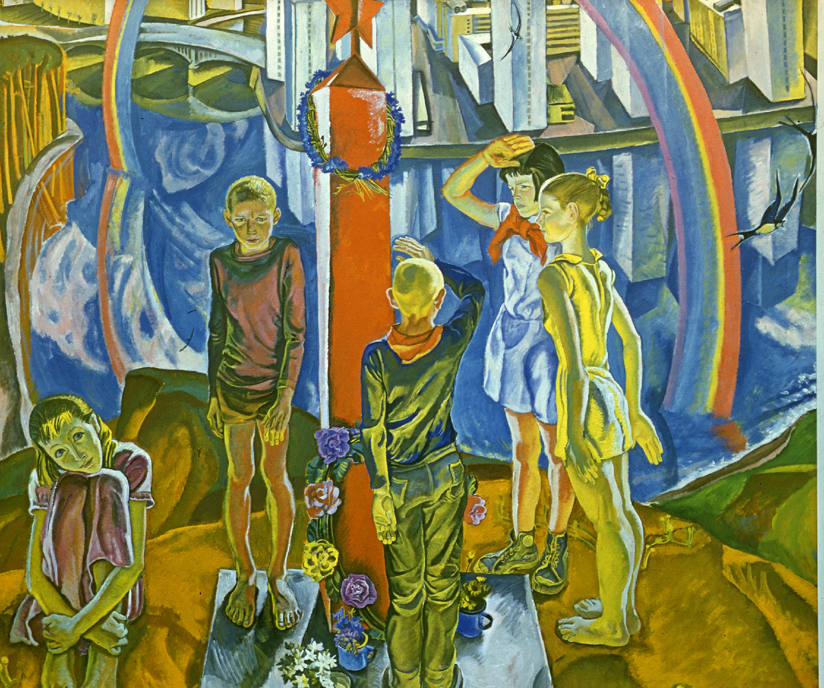 Береговушки. Фрагмент. 1977-1978. Холст, масло.