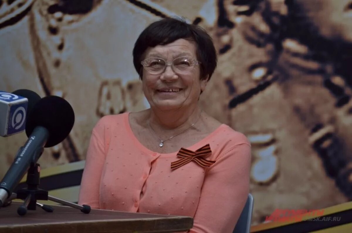    Ада Занегина, собиравшая деньги на танк «Малютка», посетила Омскую область