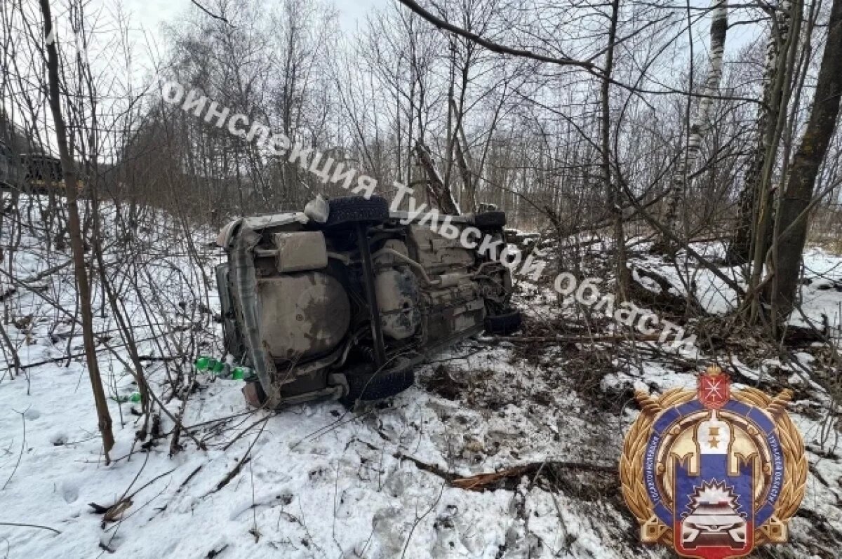    Нетрезвый водитель попал в кювет на дороге Щёкино-Липки-Киреевск