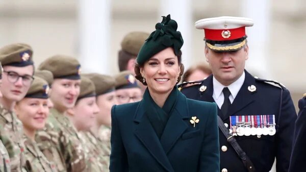    Кейт Миддлтон появилась на параде Дня Святого Патрика. Фото: Страсти