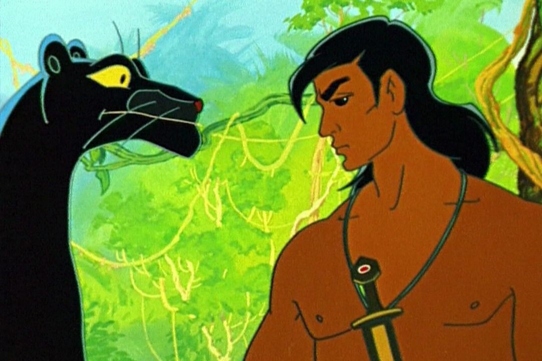 Кадр из мультфильма "Маугли"