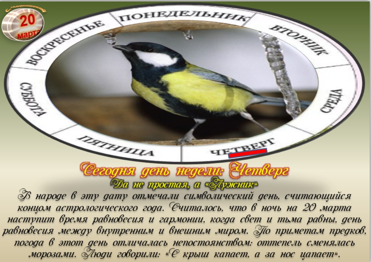 Встречаем новый день