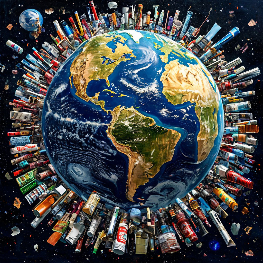 У Земли может появиться кольцо, как у Сатурна. Да только оно будет состоять из огромного количества мусора.