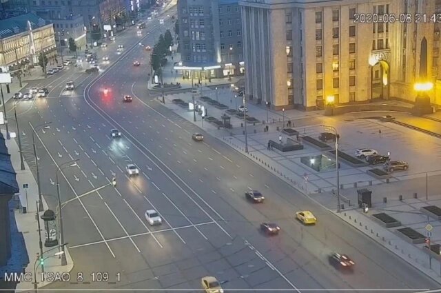    Момент смертельного ДТП. Фото: Скриншот