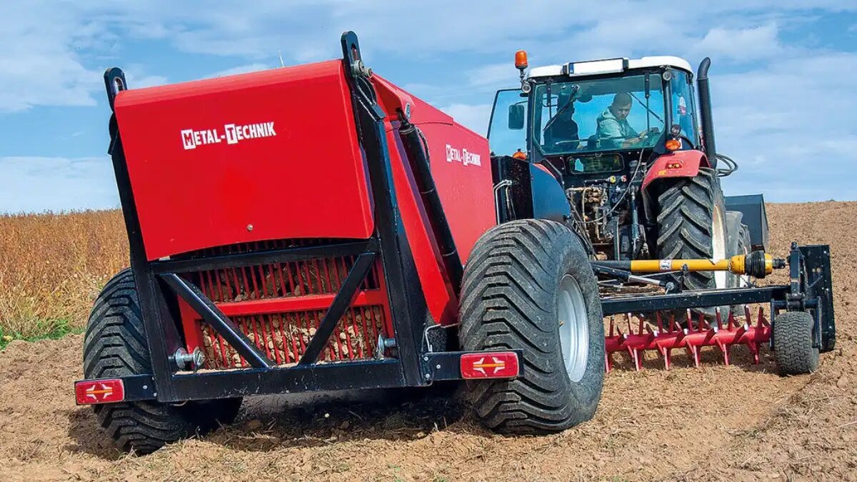 Фото: agropolska.pl
Metal-Technik вывел на рынок новую камнеуборочную машину Dzik