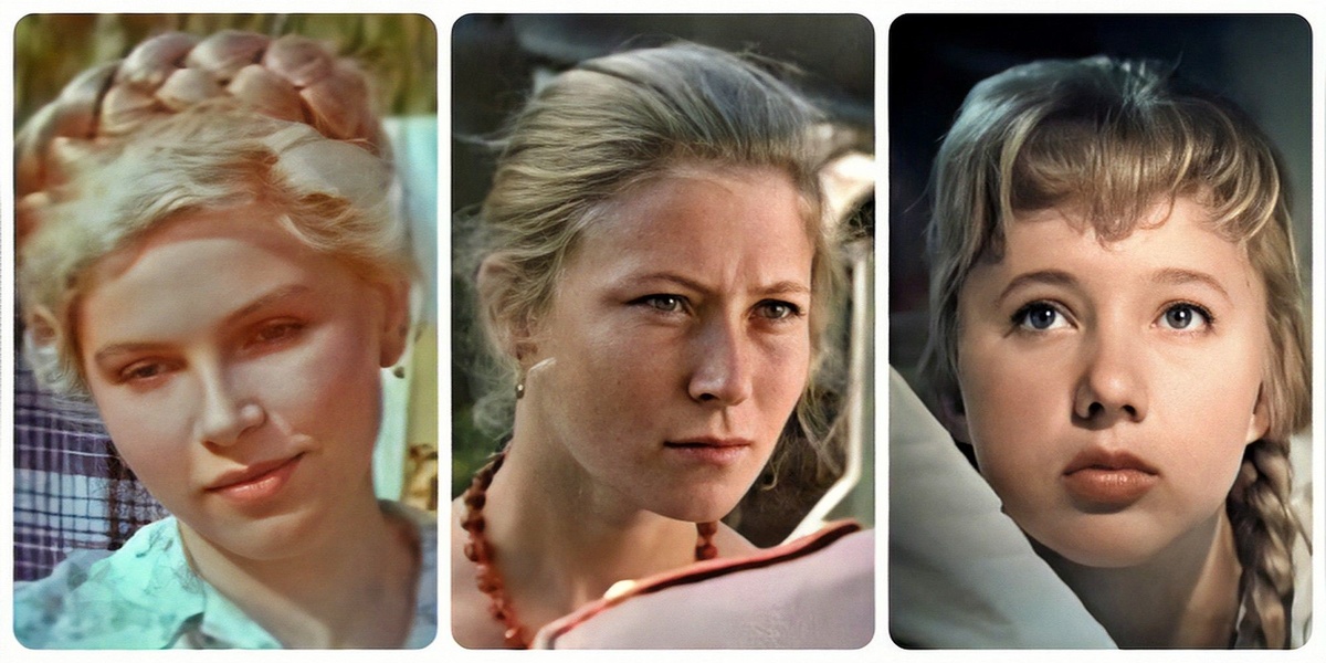 мой фотоколлаж - Советские фильмы о селе: Сможете назвать их по одному фото героини? Тест