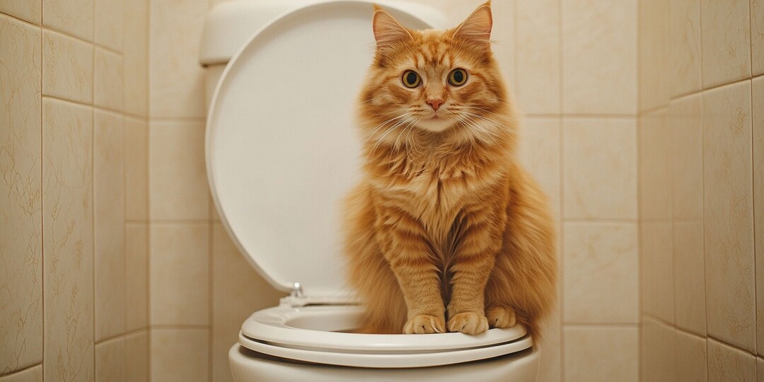 Приучили кота ходить на унитаз — забыли про запах и выкинули лоток