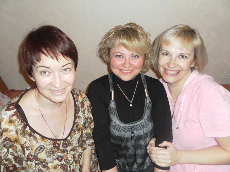 Галя, Лиля и я. 2010 г. Набережные Челны.