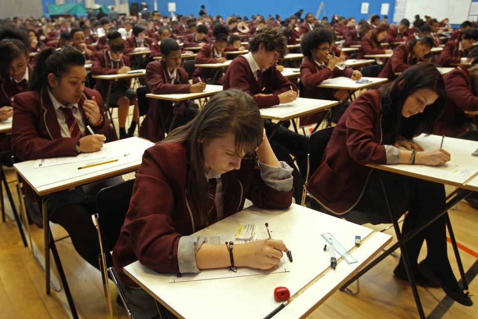 Examinations (GCSE) A-Level в Великобритании