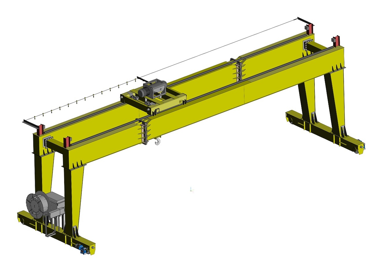 РОСКРАН: кран козловой двухбалочный электрический