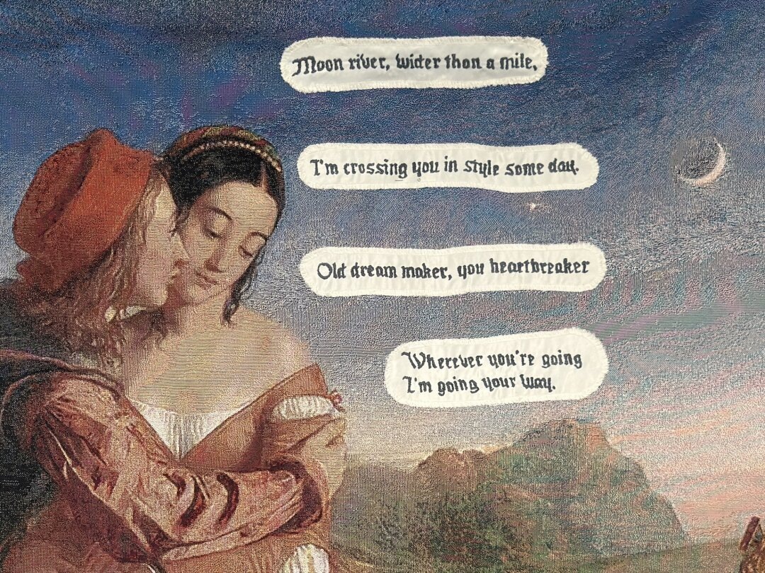    Катя Исаева. Фрагмент работы "To the moon and back", 2025 год Фото: Изображение предоставлено Собака.ru пресс-службой MYTH Gallery