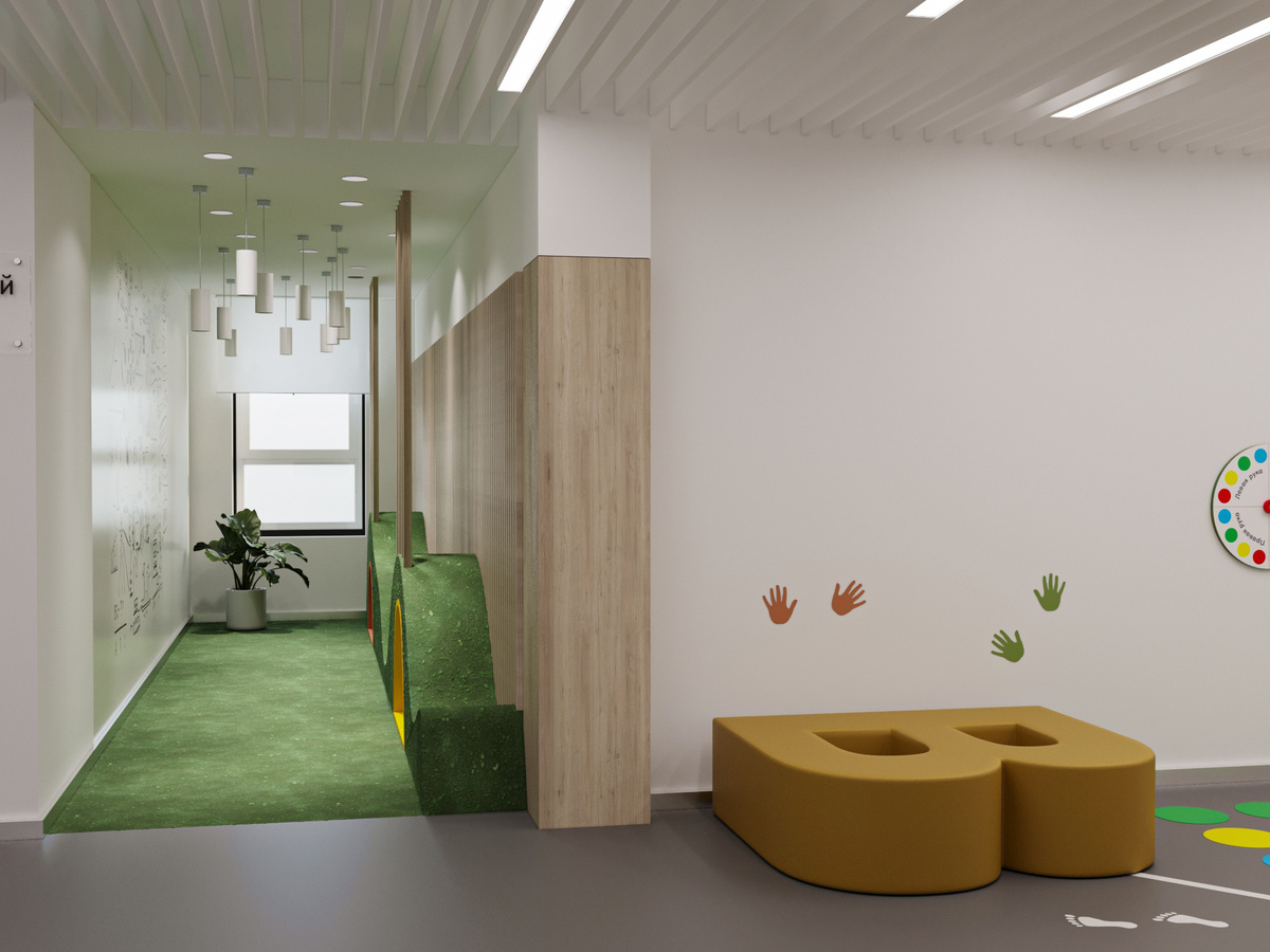 Вестибюль для младших классов. Изображение: ИСГ МАВИС