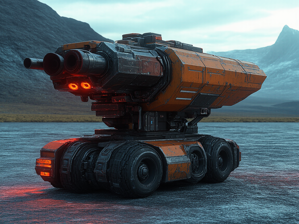 Изображение прототипа "Луча смерти", загадочный механизм, военные разработки