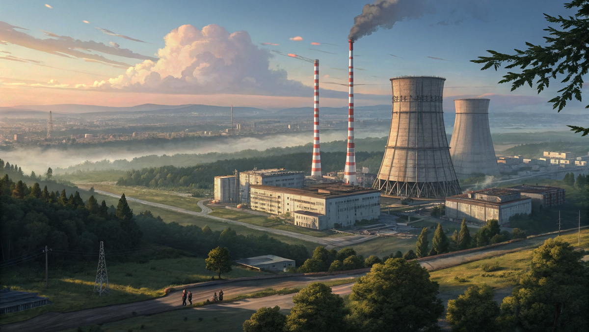 Запорожская АЭС.