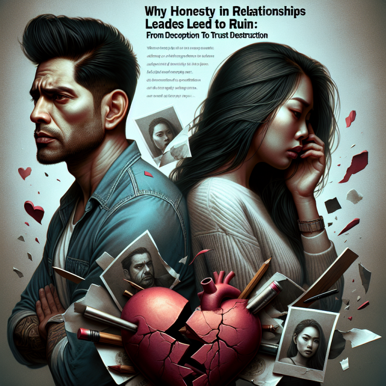    Почему честность в отношениях ведет к краху: от обмана до разрушения доверия annaUmnovaPro