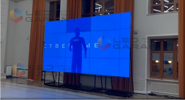 Прокатный светодиодный экран для помещения 5760х3200 мм производства «LED-GARANT»
