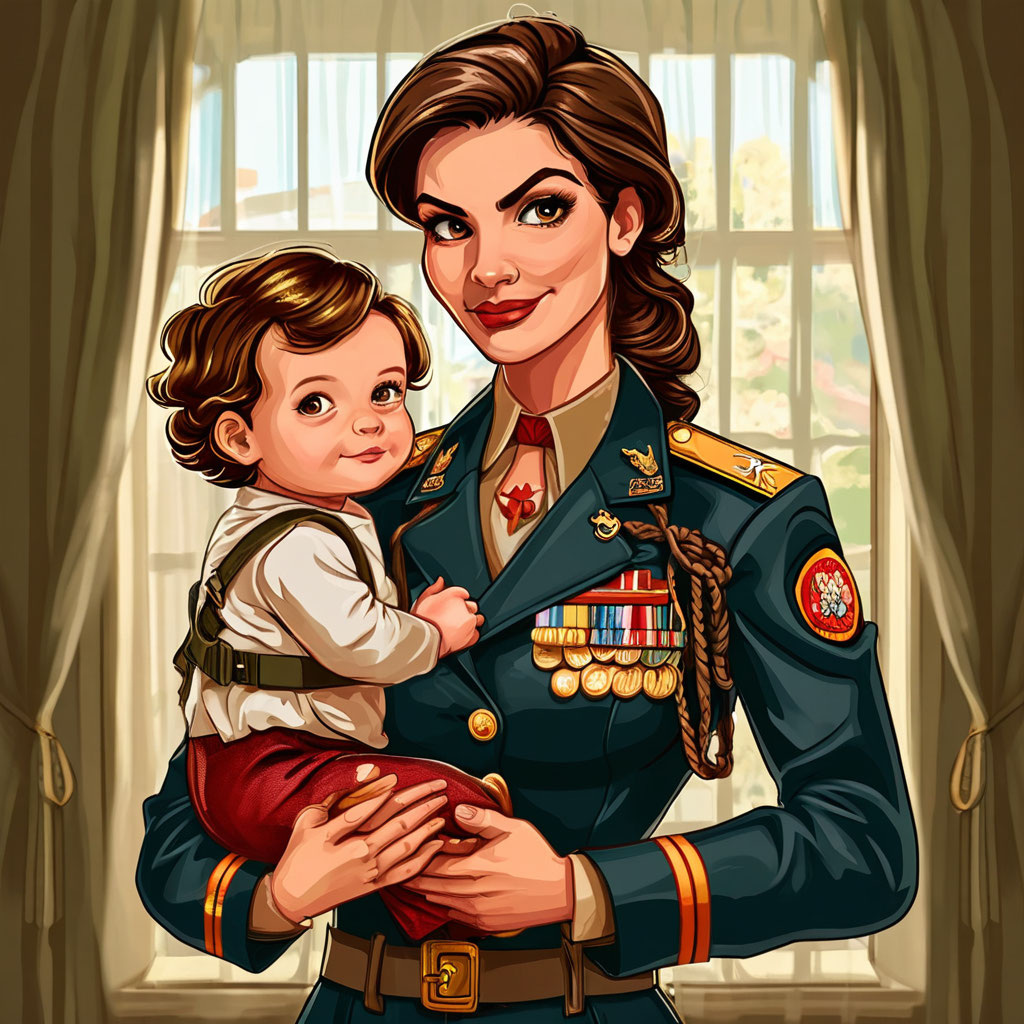 Луна в Козероге - мама с замашками генерала.