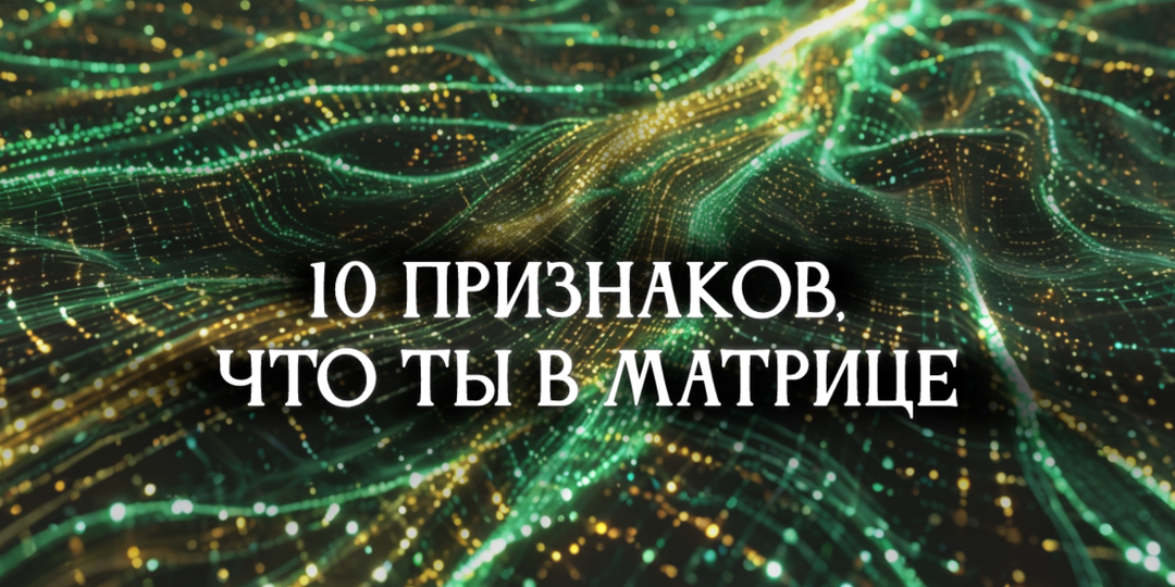 10 признаков, что ты живешь в Матрице