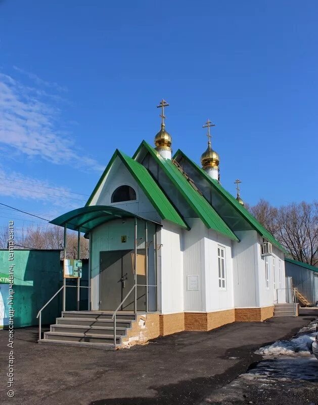 Так выглядел временный храм (фото из интернета).