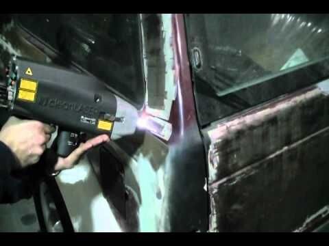               лазерная чистка ржавчины с кузова авто