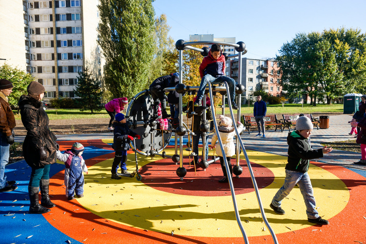 Площадка в детском саду Риги © Sputnik