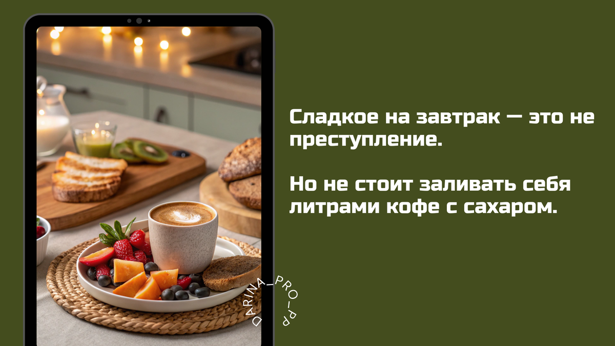 Сладкое на завтрак