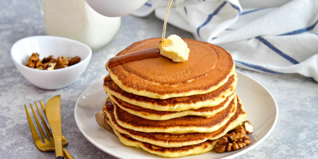 Пышные панкейки на кефире – идеальный завтрак