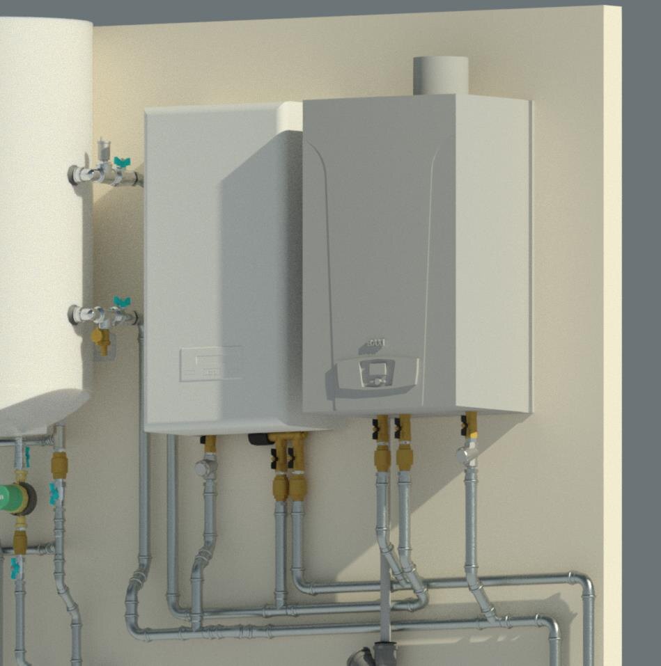 Часто в домах ставят резервный электрический котел, если газ еще не провели, если сломается газовый.