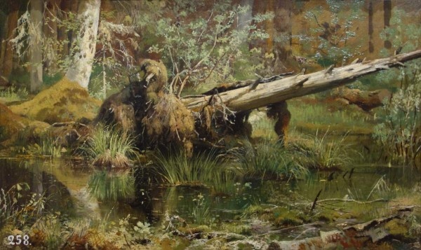 «Лес (Шмецк близ Нарвы). Этюд» (1888)