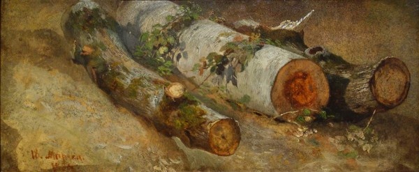«Срубленные берёзы» (1864)