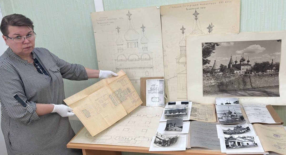    Нижегородские архивисты подготовили выставку об истории возрождения Вознесенского собора Печерского монастыря