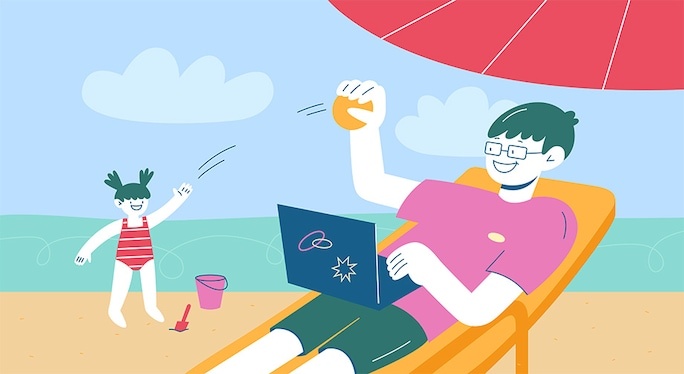 Концепция work-life blend предполагает возможность работы откуда угодно, но и когда угодно