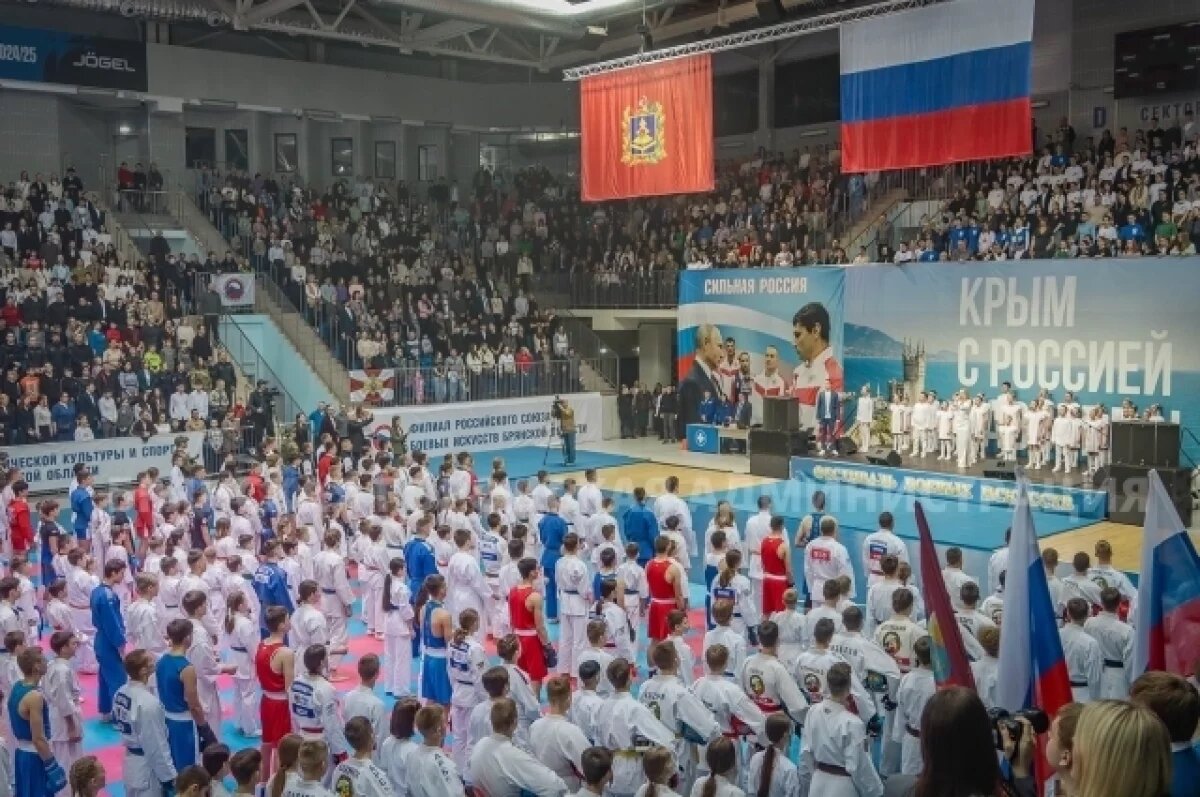    В Брянске отметили воссоединение Крыма с Россией фестивалем боевых искусств