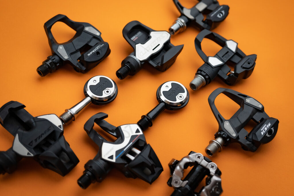    История педалей в шоссейном велоспорте