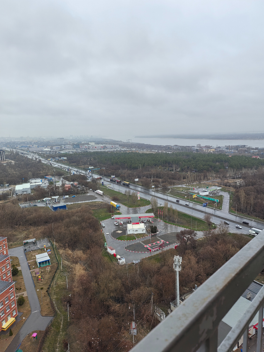 Вид с балкона 24 этажа