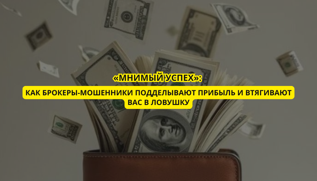 «Мнимый успех»: Как брокеры-мошенники подделывают прибыль и втягивают вас в ловушку