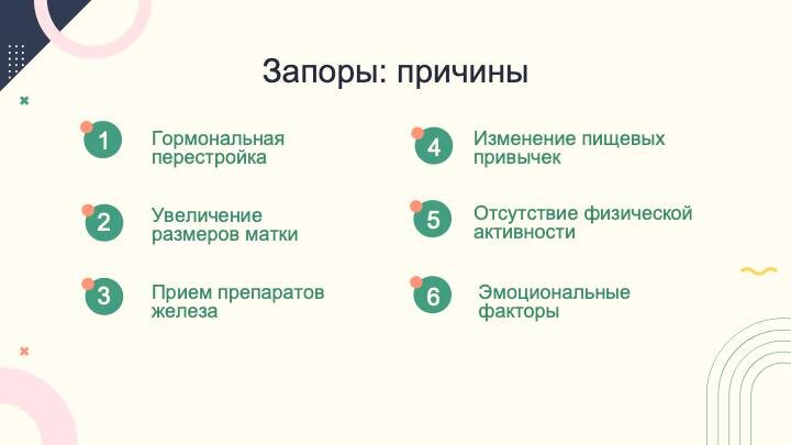 Причины в беременность 