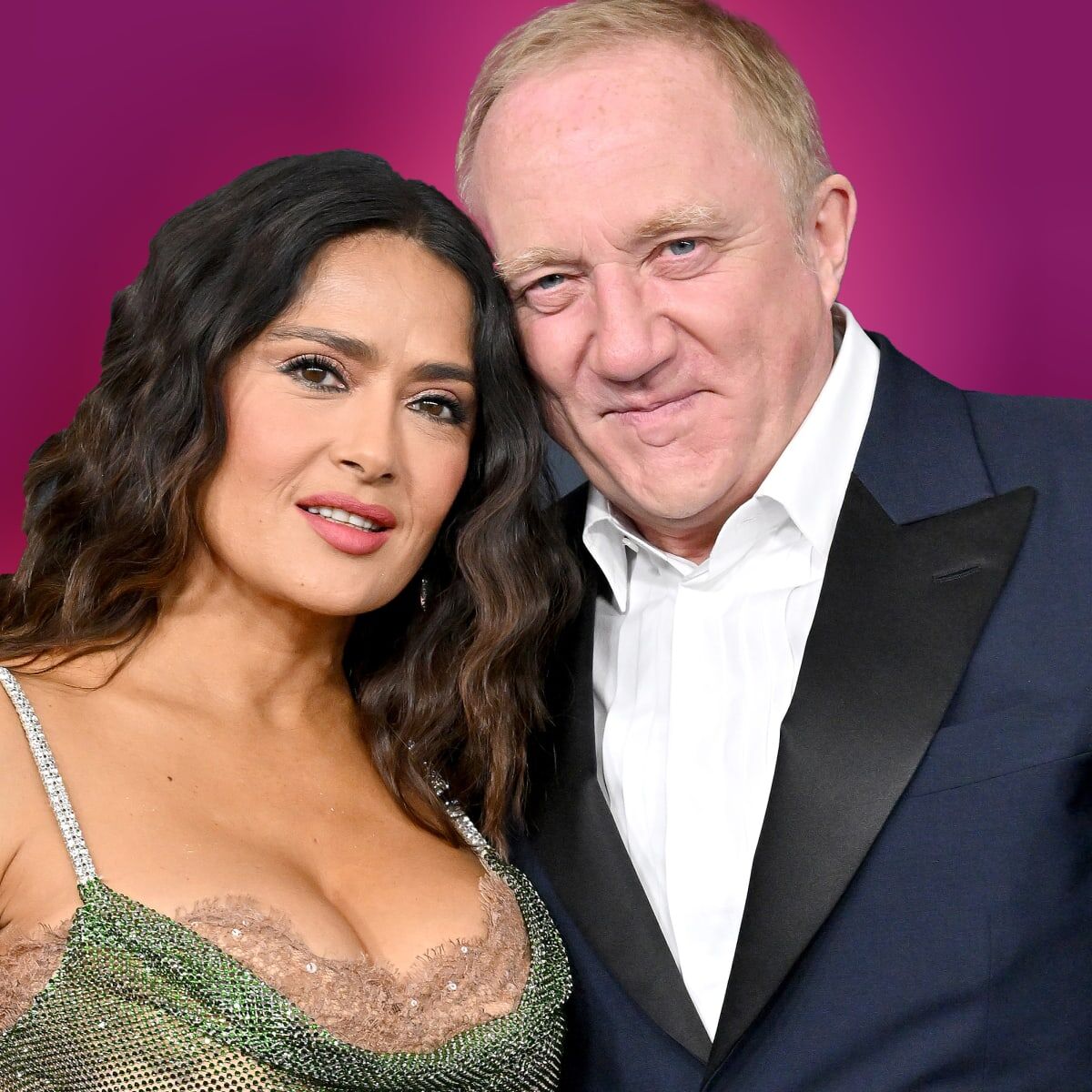 Франсуа Пино, владелец Керинг и его жена Сальма Хайек