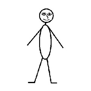 Ручки, ножки, огуречик, получился - человечек.