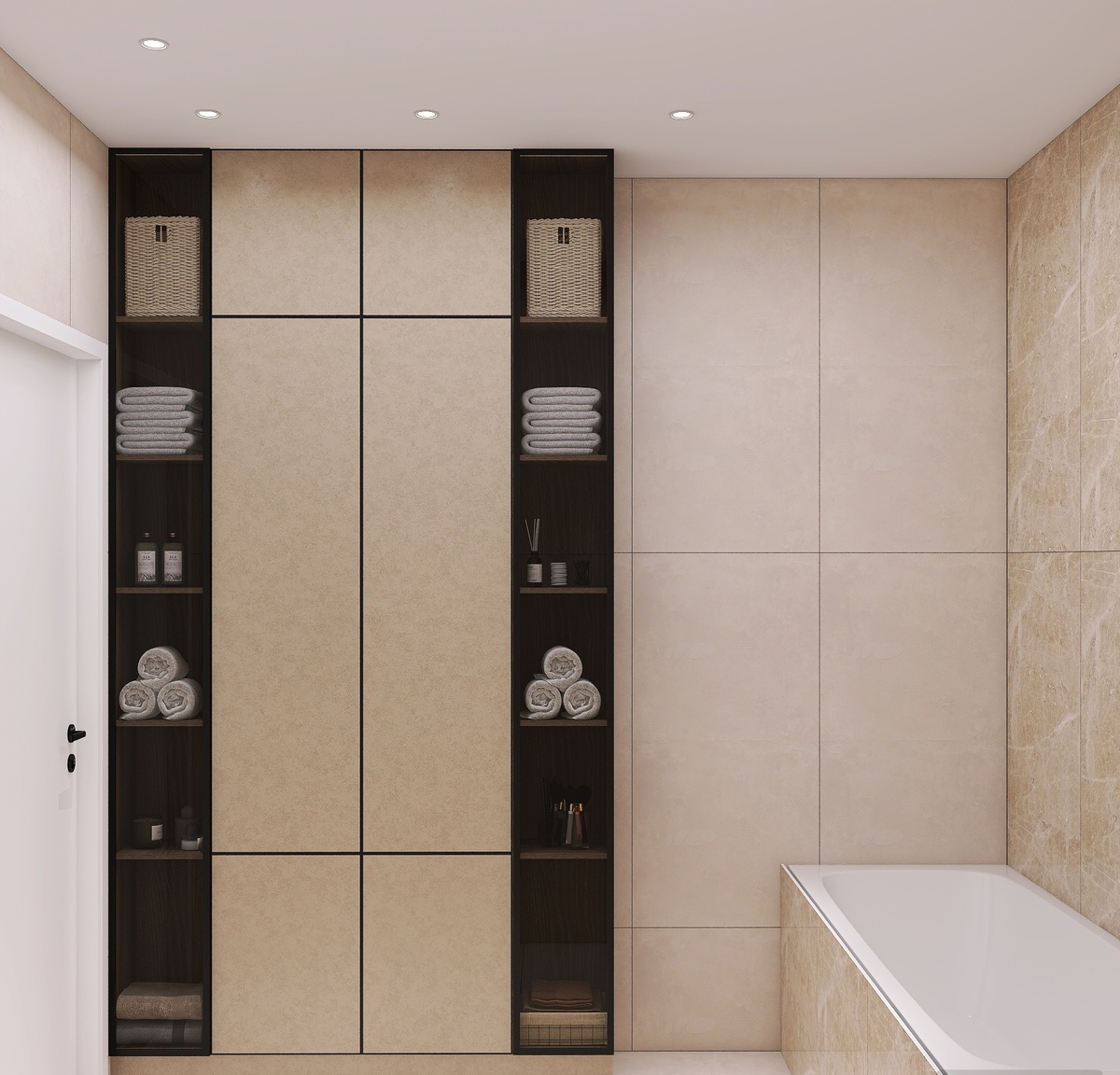 Проект санузла дизайнера Марины Сергиевич