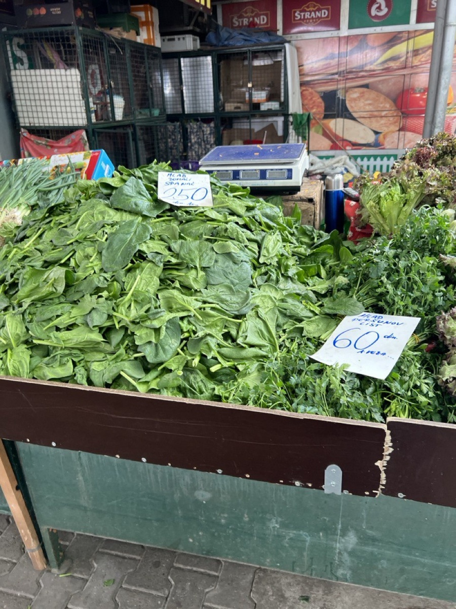 Шпинат и петрушка