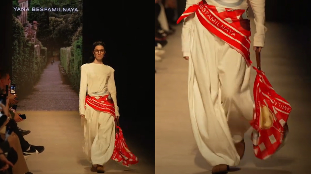 Скриншот с видео показа