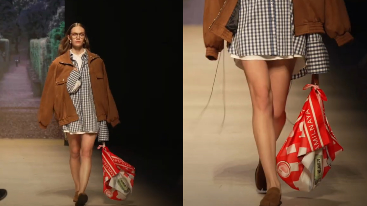 Скриншот с видео показа