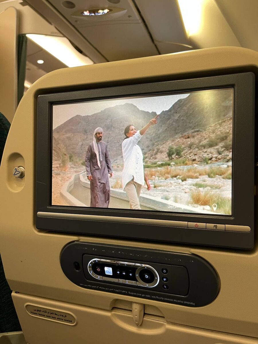 Комфортный борт Oman Air 