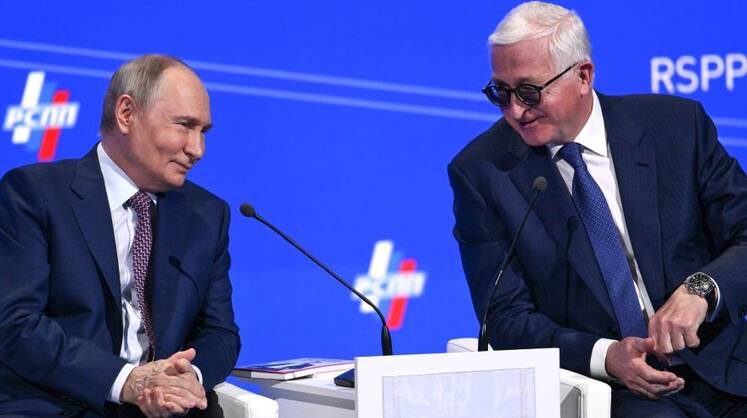    kremlin.ru/Кристина Кормилицына, МИА «Россия сегодня» Владимир Путина с президентом РСПП Александром Шохиным