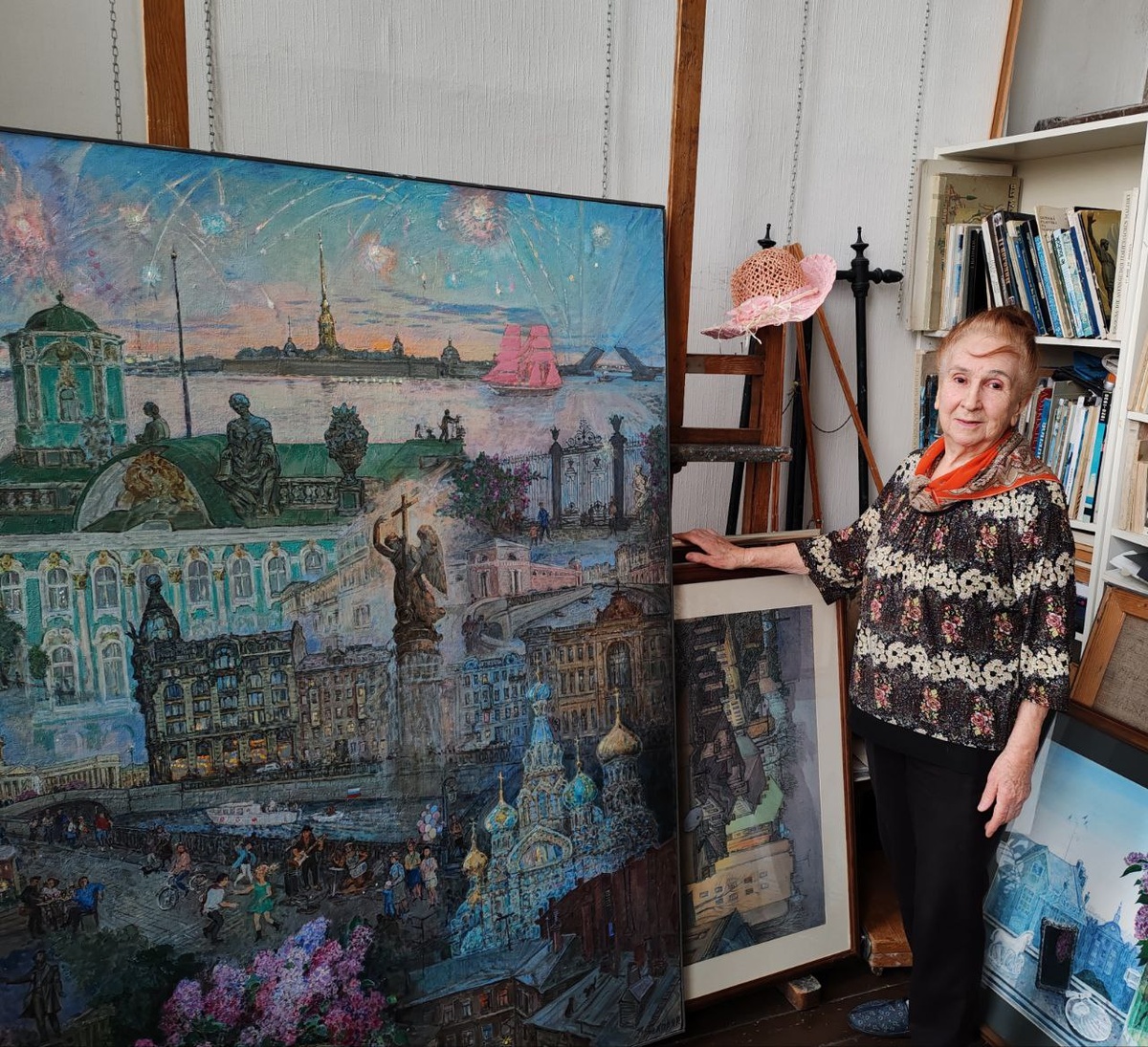 Дзовинар Бекарян в мастерской